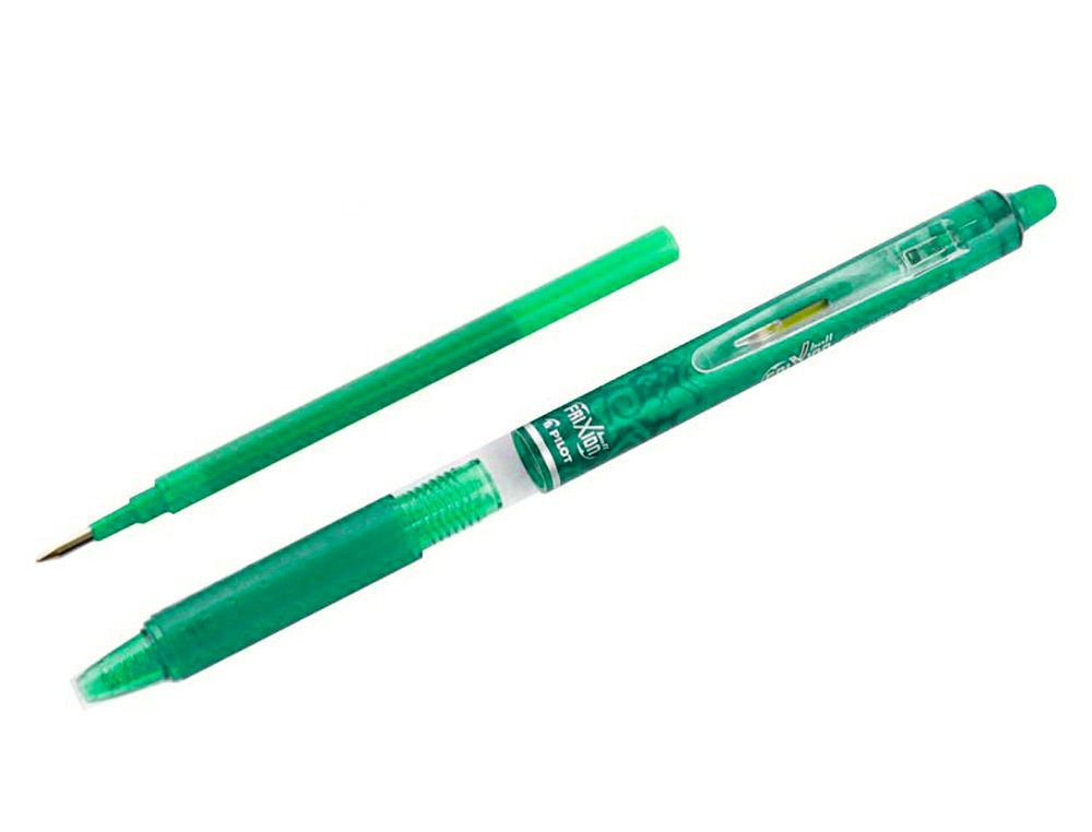 BOLIGRAFO PILOT FRIXION CLICKER BORRABLE 0,7 MM COLOR VERDE