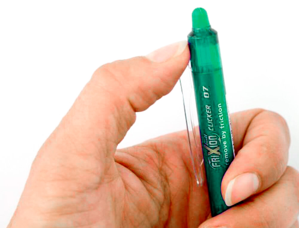 BOLIGRAFO PILOT FRIXION CLICKER BORRABLE 0,7 MM COLOR VERDE