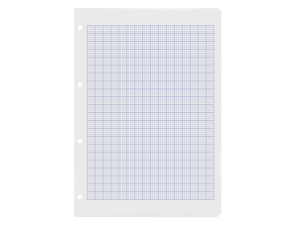 RECAMBIO LIDERPAPEL A4 100 HOJAS 60G/M2 RAYADO Nº 46 4 TALADROS
