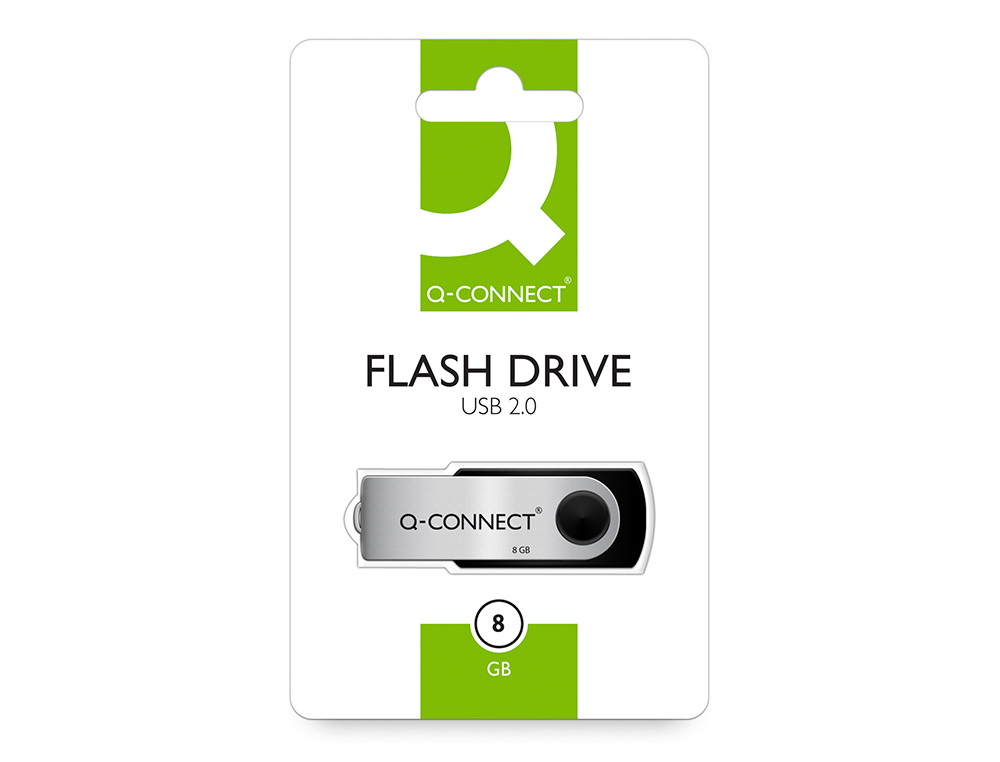 MEMORIA USB Q-CONNECT FLASH 8 GB 2.0
