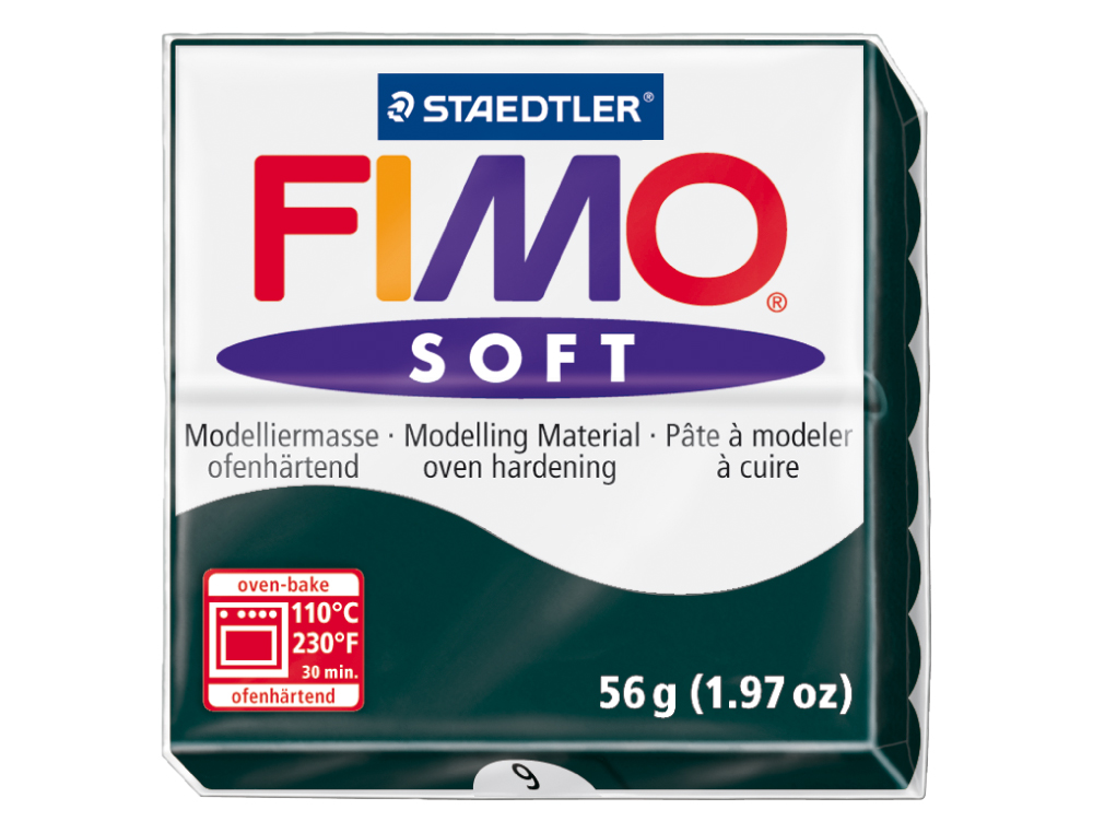 PASTA STAEDTLER FIMO SOFT 57 GR COLOR NEGRO
