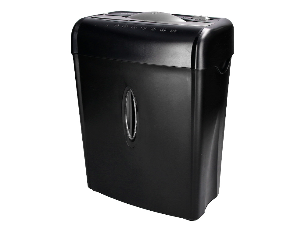 DESTRUCTORA DE DOCUMENTOS Q-CONNECT KF17970 CAPACIDAD DE CORTE 6 H DESTRUYE GRAPAS CLIPS Y TARJETAS PAPELERA 14L