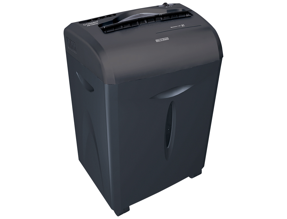 DESTRUCTORA DE DOCUMENTOS Q-CONNECT KF15551 CAPACIDAD DE CORTE 12 H DESTRUYE GRAPAS CLIPS CD Y TARJETAS