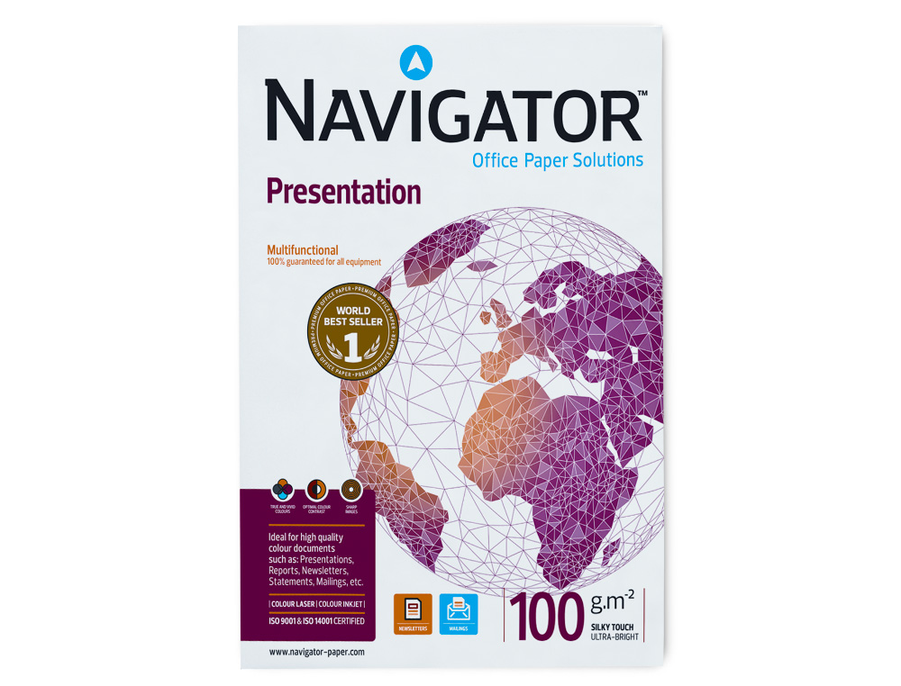 PAPEL FOTOCOPIADORA NAVIGATOR DIN A3 100 GRAMOS PAQUETE DE 500 HOJAS