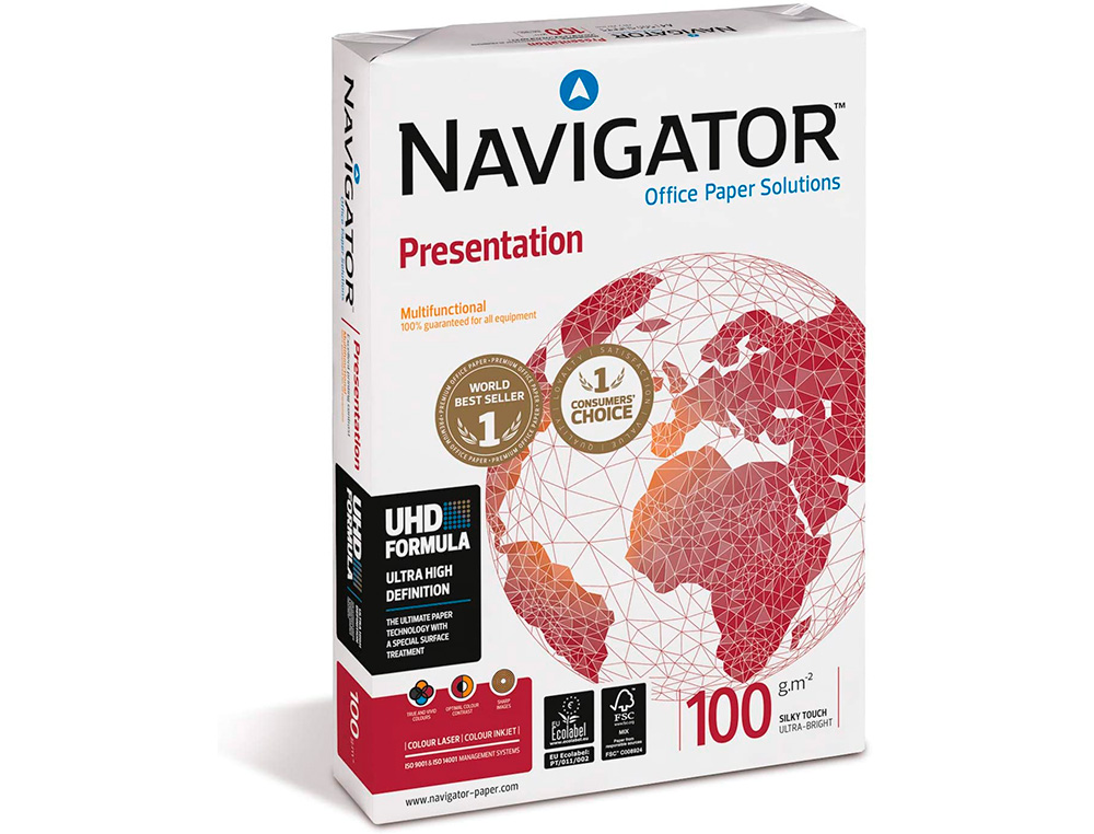 PAPEL FOTOCOPIADORA NAVIGATOR DIN A3 100 GRAMOS PAQUETE DE 500 HOJAS