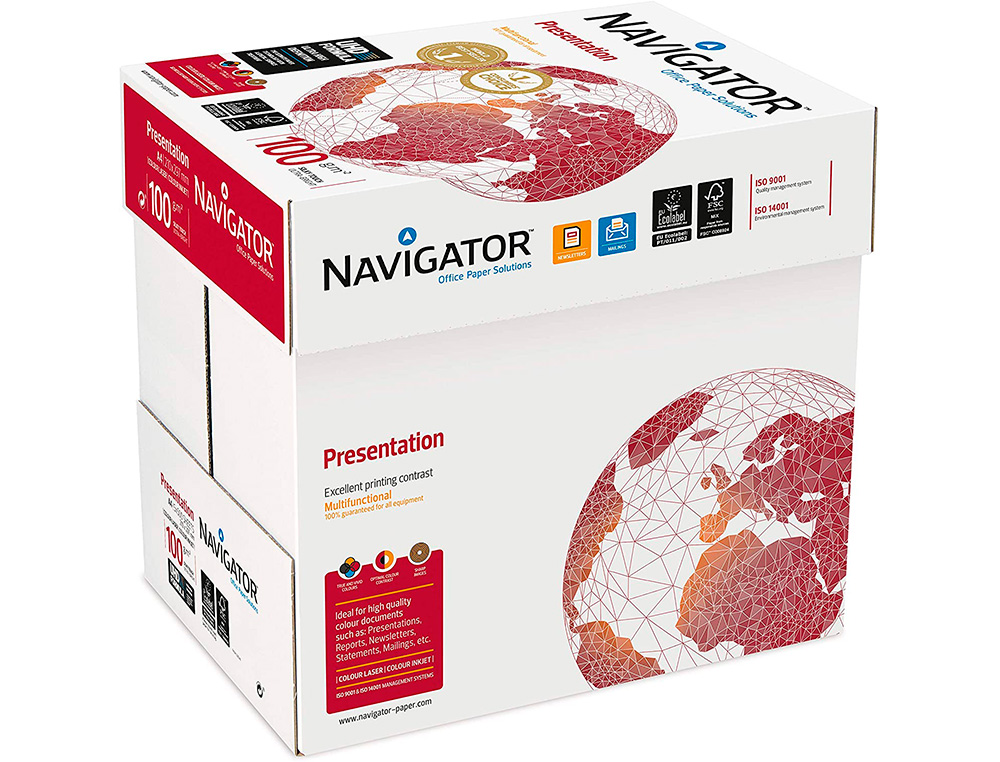 PAPEL FOTOCOPIADORA NAVIGATOR DIN A3 100 GRAMOS PAQUETE DE 500 HOJAS