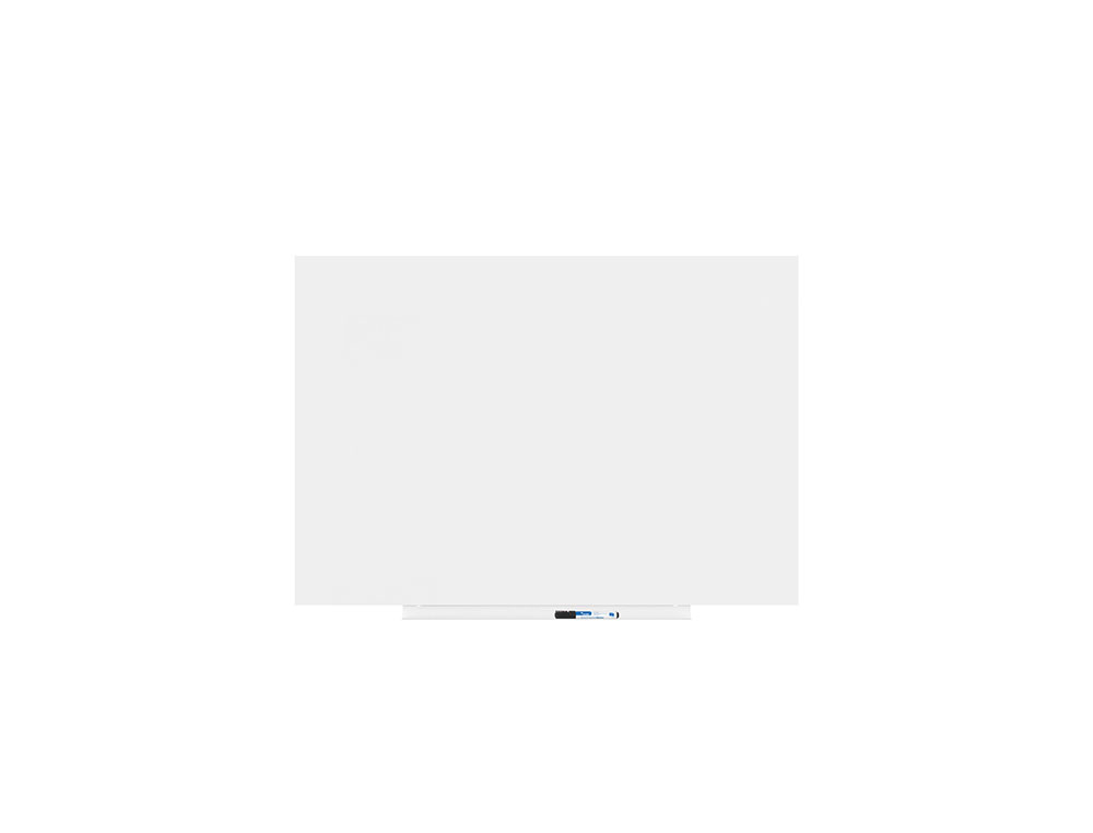 PIZARRA ROCADA MAGNETICA BLANCA CON SISTEMA SKI WHITEBOARD 100X150 CM
