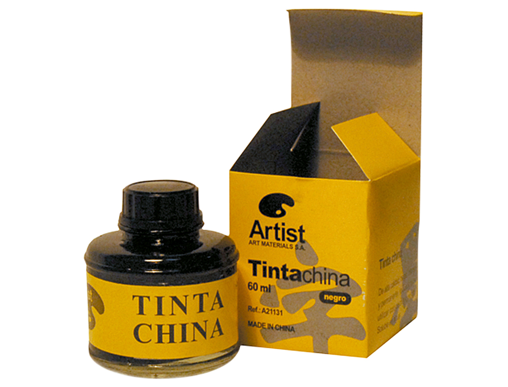 TINTA CHINA ARTIST NEGRA BOTE 60 ML