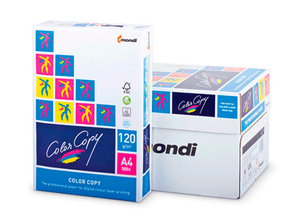 PAPEL FOTOCOPIADORA COLOR COPY DIN A4 120 GRAMOS PAQUETE DE 250 HOJAS