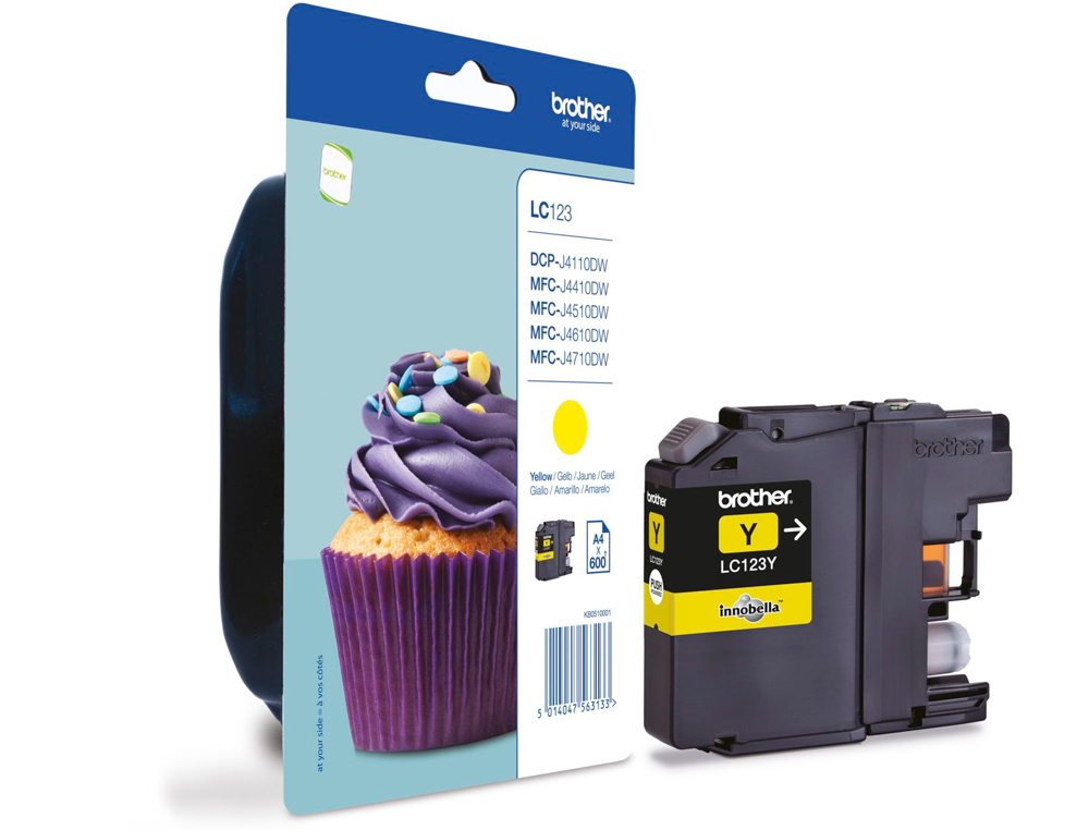 INK-JET BROTHER MFC-J4410DW/4510 DW AMARILLO 600 PAG
