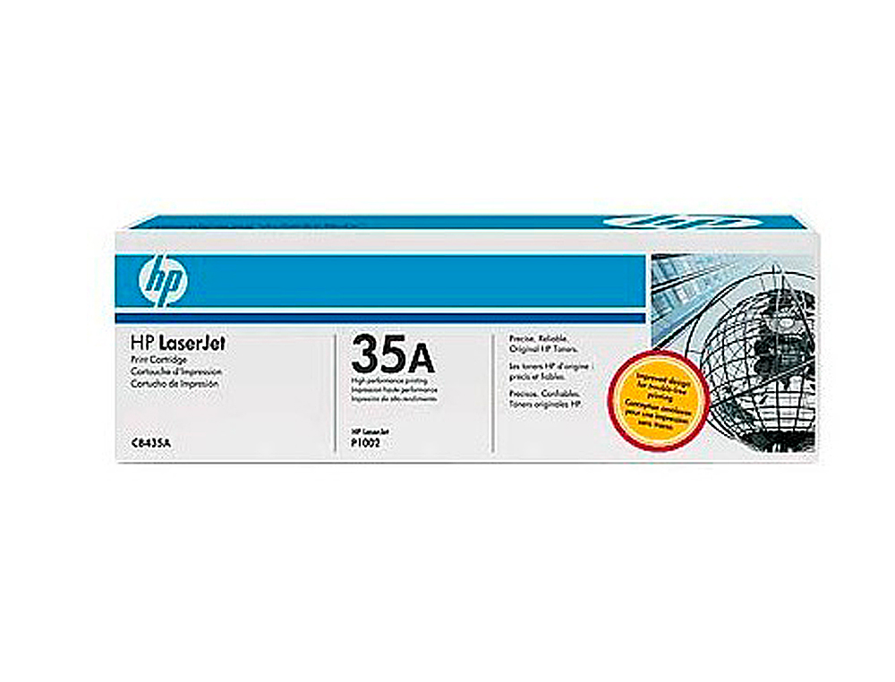 TONER HP LASERJET CB435AD NEGRO 1500 PAG PACK 2