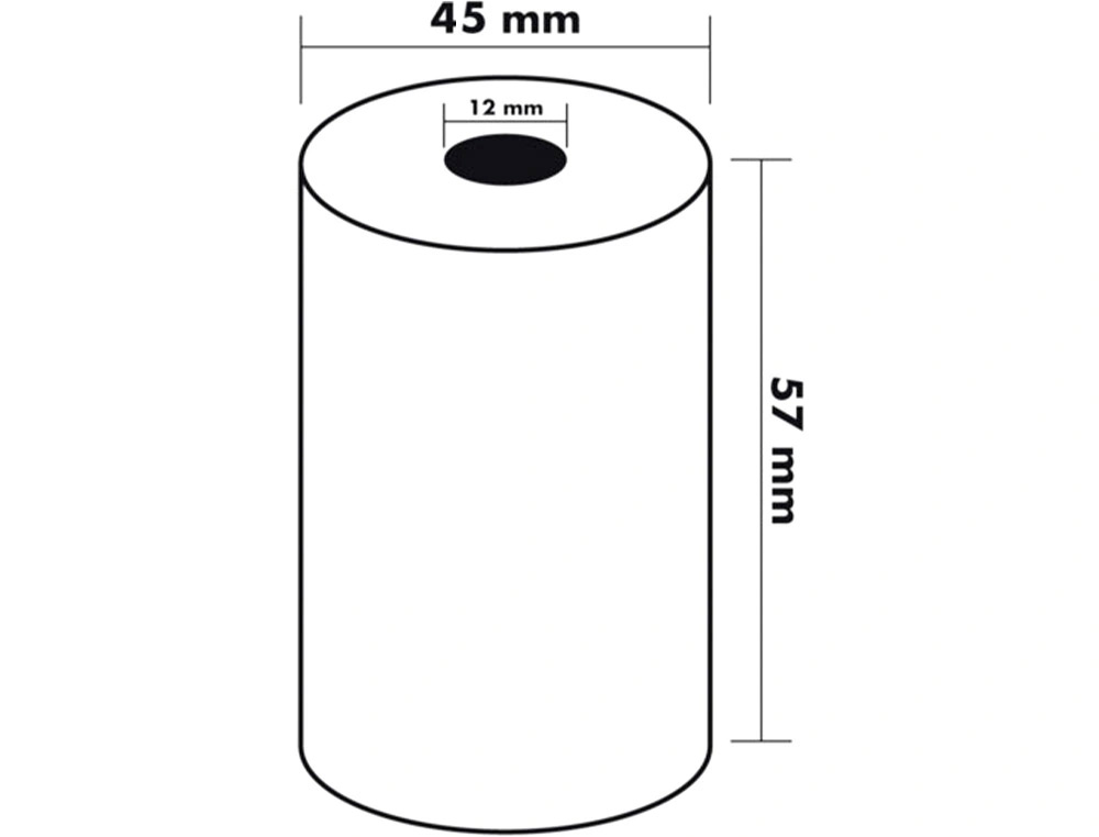 ROLLO SUMADORA Q-CONNECT TERMICO 57X45X11 MM 58 GR SIN BISFENOL A