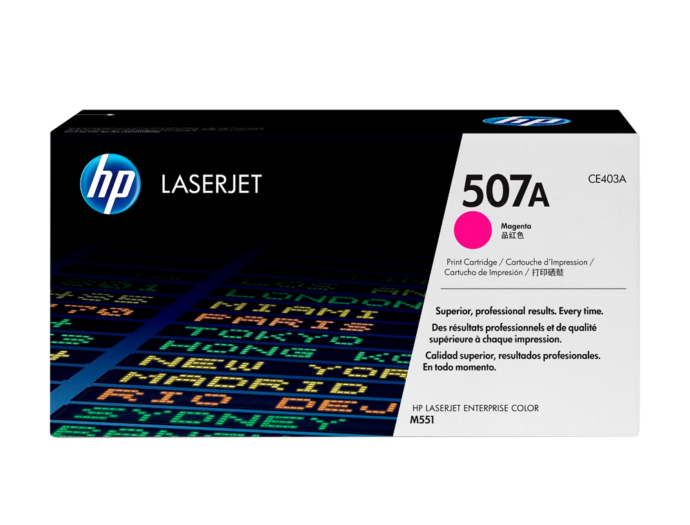 TONER HP 507A LASERJET M551/M570/PRO 500 MAGENTA 6000 PAG