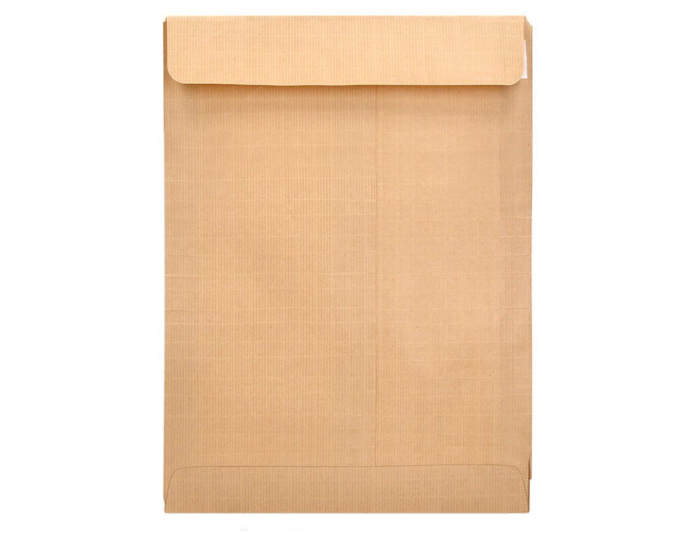 SOBRE LIDERPAPEL BOLSA N 7 KRAFT DIN C4 229X324 MM TIRA DE SILICONA PAQUETE DE 25 UNIDADES