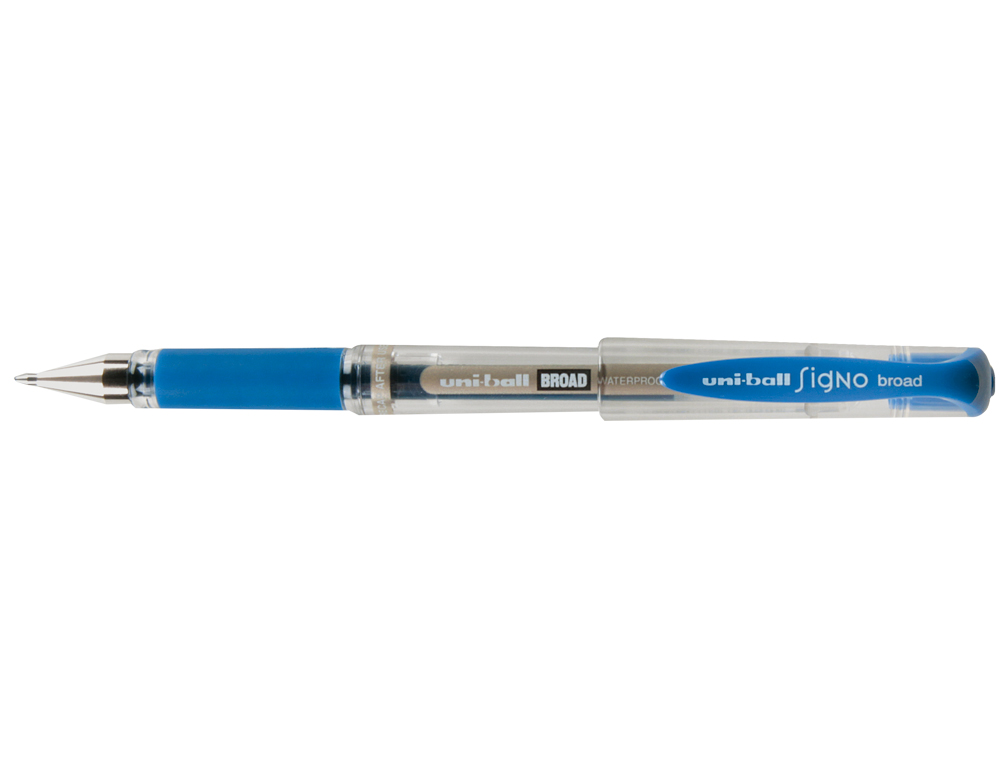 BOLIGRAFO UNI-BALL UM-153 SIGNO BROAD AZUL 1 MM TINTA GEL