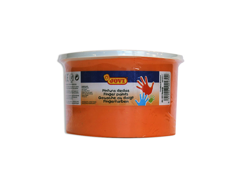 PINTURA A DEDOS JOVI 125 CC NARANJA