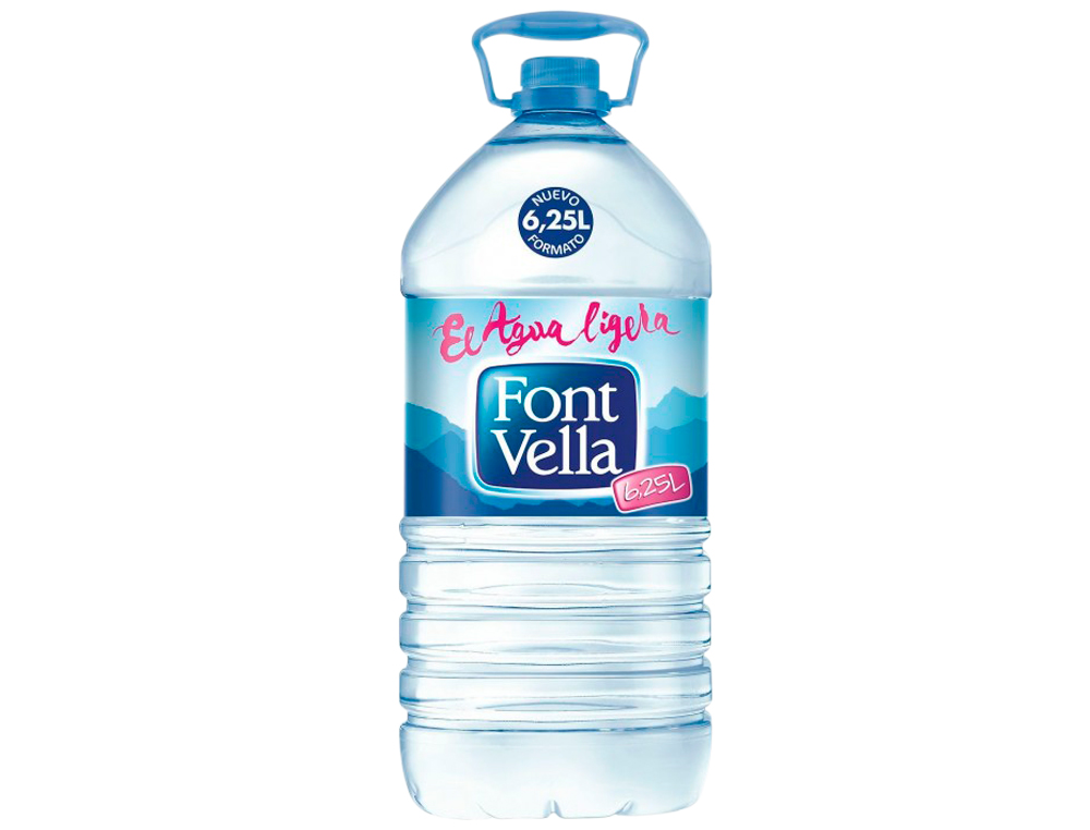 AGUA MINERAL NATURAL FONT VELLA SANT HILARI GARRAFA 6,25 L