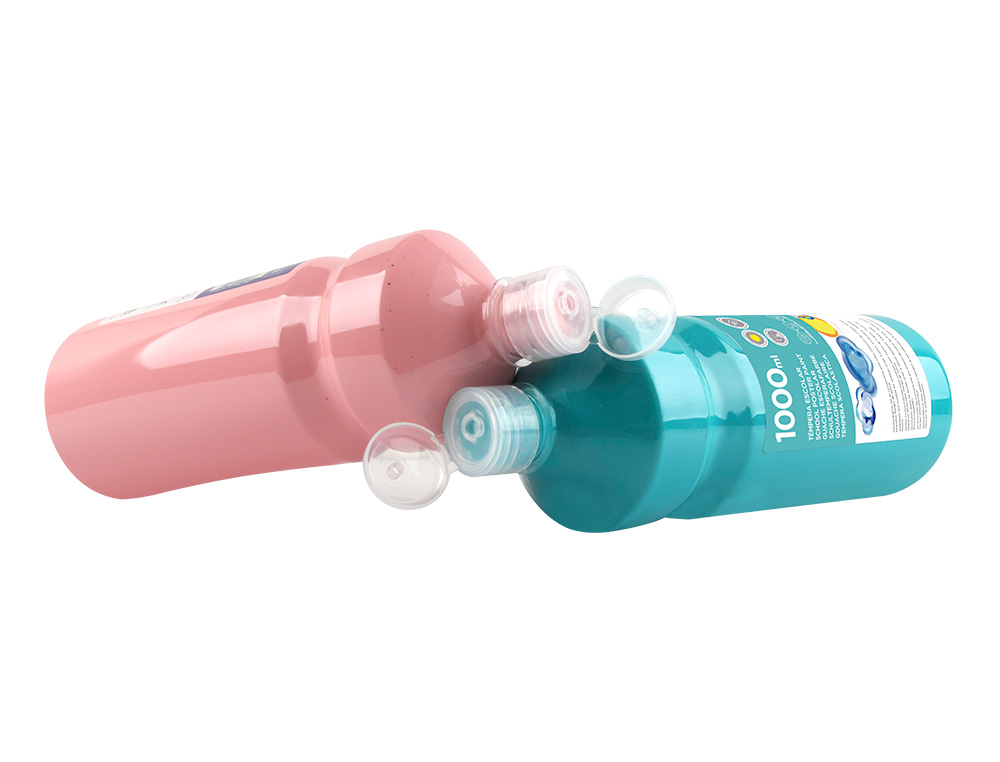 TEMPERA LIQUIDA LIDERPAPEL ESCOLAR 1000 ML AZUL
