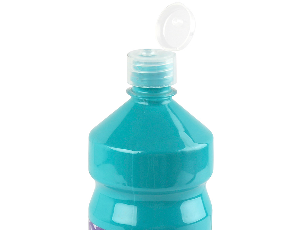 TEMPERA LIQUIDA LIDERPAPEL ESCOLAR 1000 ML TURQUESA