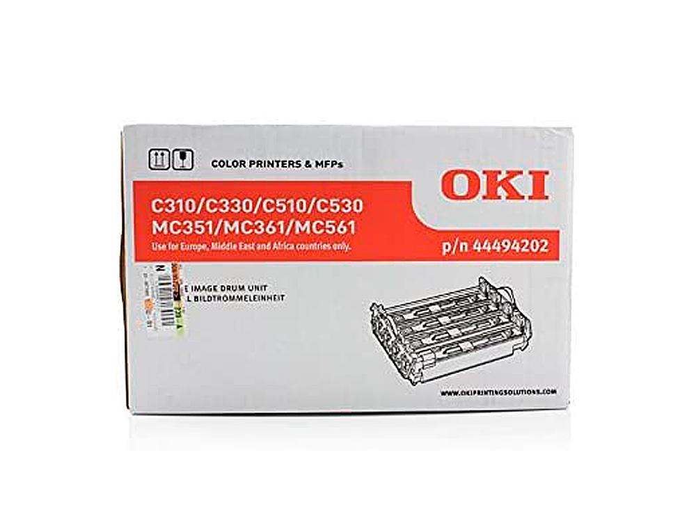 TAMBOR OKI C310/C330/C510/C530/ MC351/MC361/MC561 MULTICOLOR 20000 PAGINAS