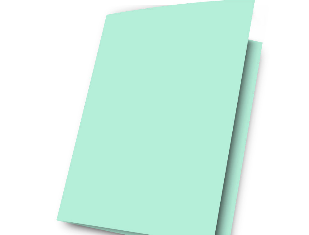 SUBCARPETA CARTULINA GIO FOLIO VERDE PASTEL 180 G/M2