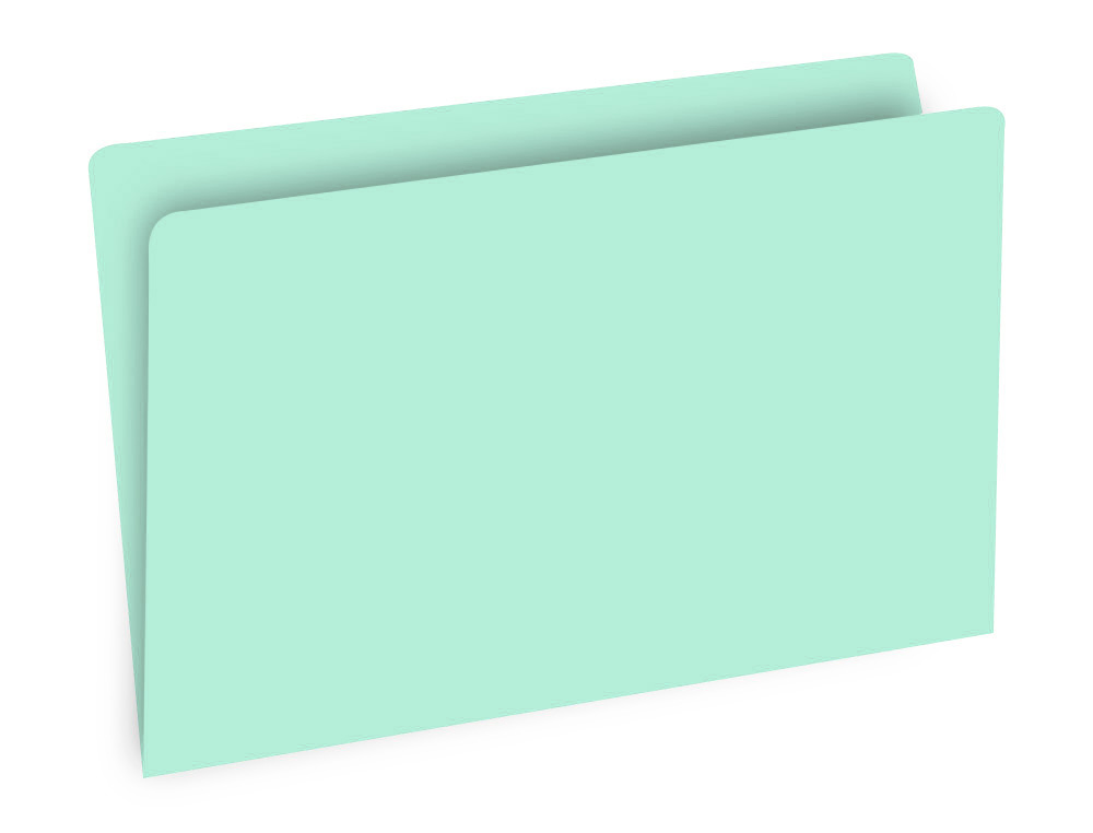 SUBCARPETA CARTULINA GIO FOLIO VERDE PASTEL 180 G/M2