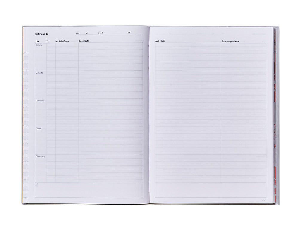 CUADERNO MEMO NOTAS ADDITIO A4 EVALUACION CONTINUA PLANIFICACION SEMANAL CATALAN