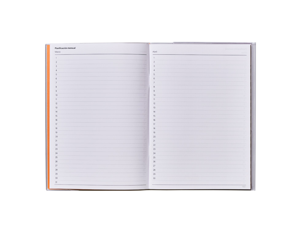 CUADERNO DE NOTAS ADITIO A5 HORARIO PLANIFICACION MENSUAL PLAN DE CURSO
