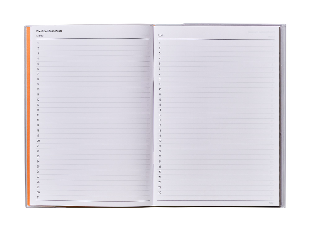 CUADERNO DE NOTAS ADITIO A5 HORARIO PLANIFICACION MENSUAL PLAN DE CURSO