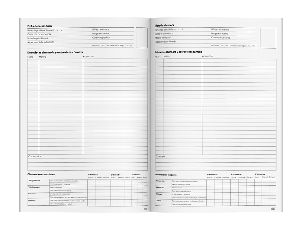 CUADERNO DUPLEX ADDITIO A4 EVALUACION CONTINUA MAS TUTORIA