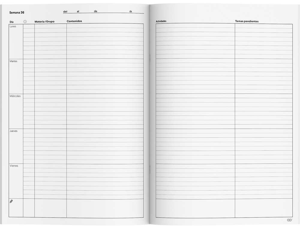 CUADERNO MEMO-NOTAS ADDITIO A4 EVALUACION CONTINUA MAS PLANIFICACION SEMANAL DEL CURSO