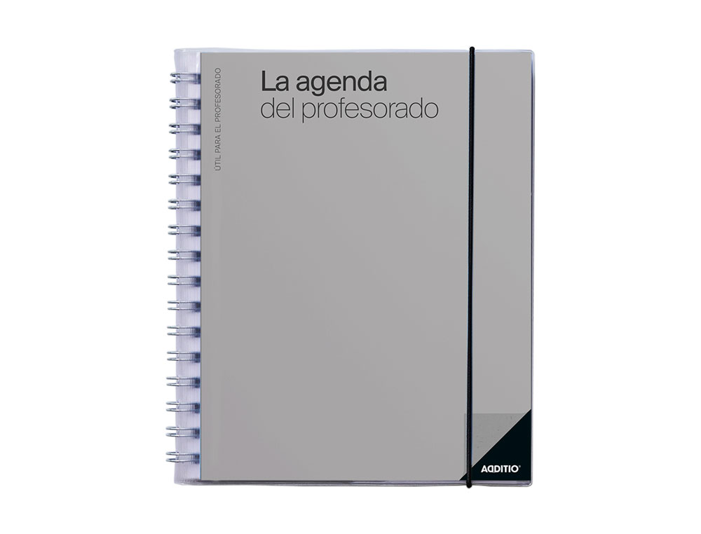 AGENDA DEL PROFESOR ADDITIO PLANIFICACION TRIMESTRAL SEMANA VISTA 16,5 X 21,5 CM COLOR LILA