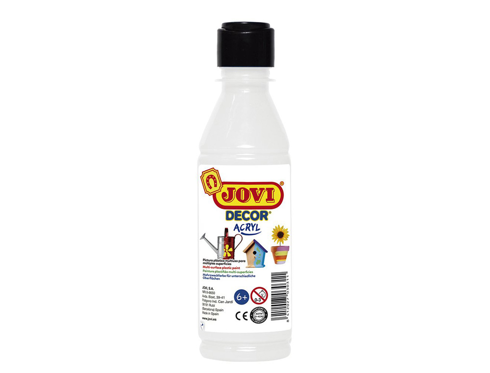 PINTURA MULTIUSO JOVI JOVIDECOR 250 ML BLANCO