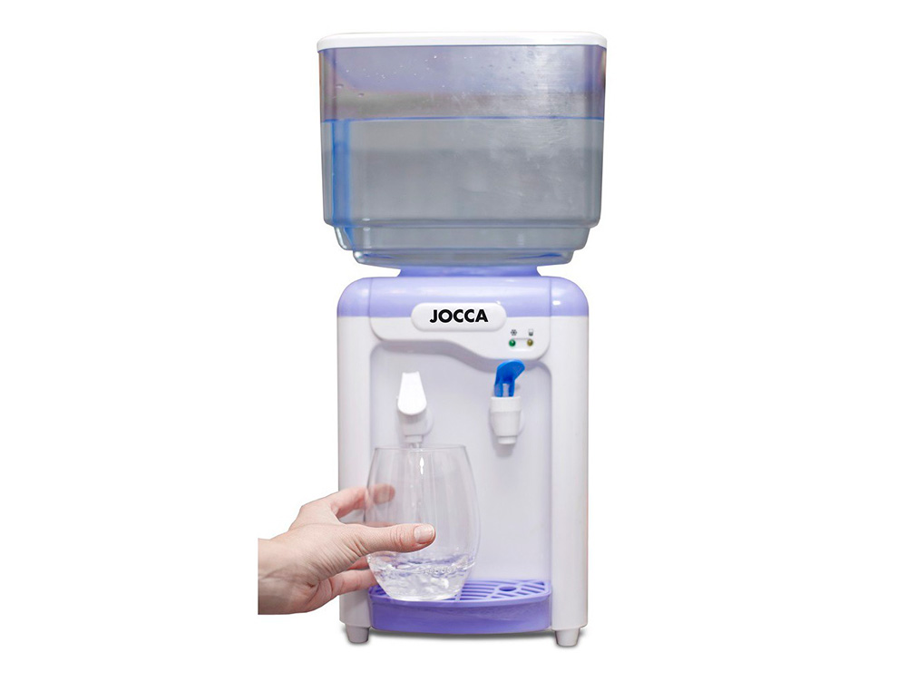DISPENSADOR DE AGUA JOCCA CON DEPOSITO AGUA FRIA Y NATURAL