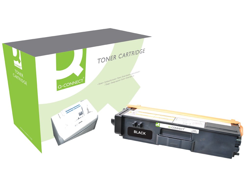TONER Q-CONNECT COMPATIBLE BROTHER TN325BK HL-4140CN / 4150CDN / 4570CDW / 4570CDWT / DCP 9055CDN NEGRO 4.000 PAG