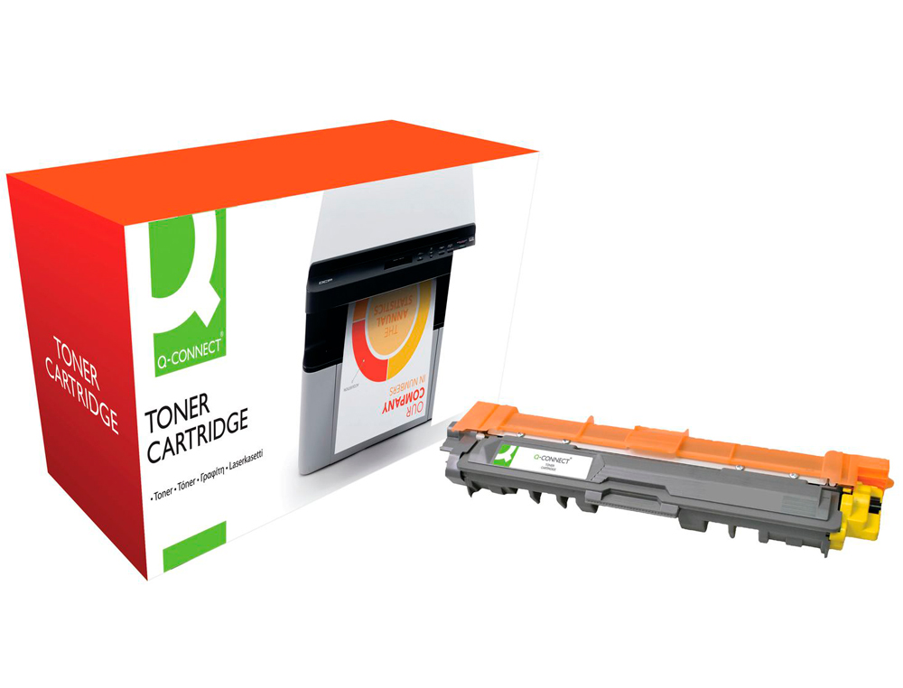 TONER Q-CONNECT COMPATIBLE BROTHER TN245Y HL-3140CW / 3150CDW / 3170CDW / DCP-9020CDW AMARILLO 2.200 PAG