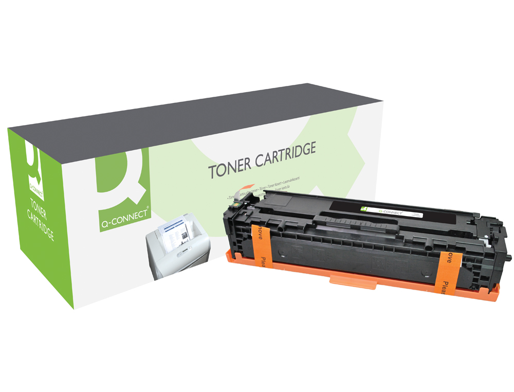 TONER Q-CONNECT COMPATIBLE HP CF210X COLOR LASERJET M251N / 251NW / 276N / 276NW NEGRO 2.400 PAG