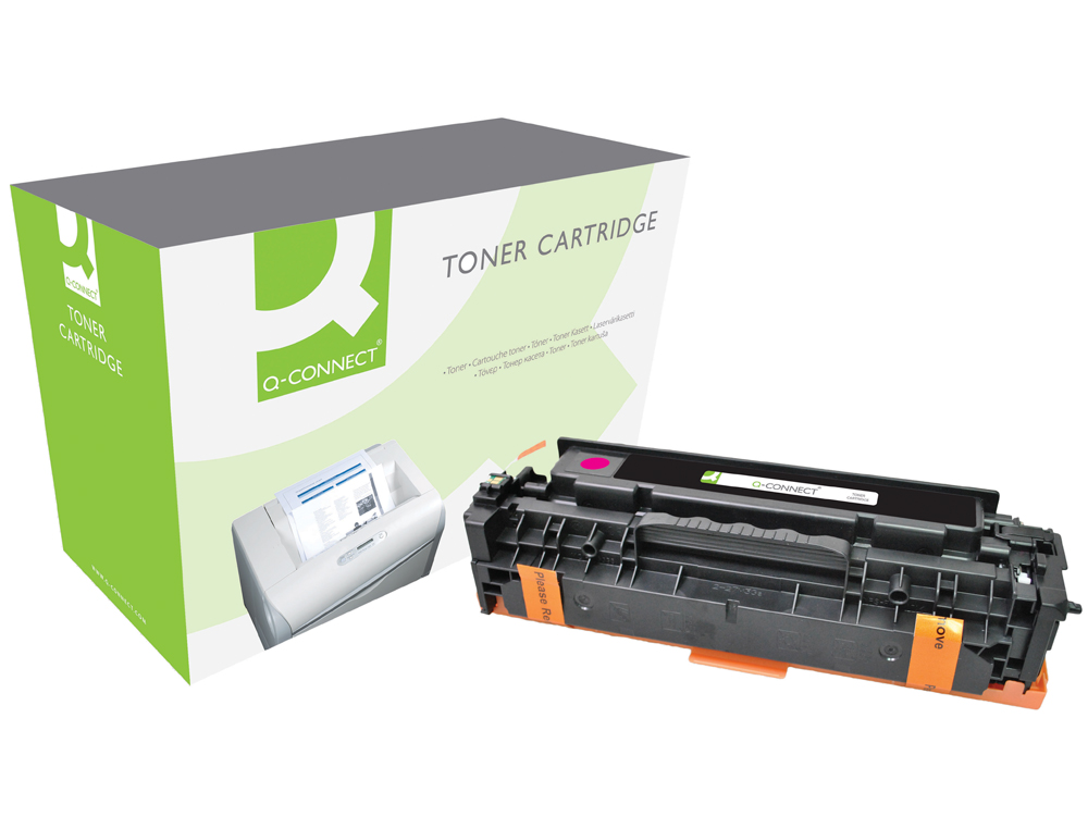 TONER Q-CONNECT COMPATIBLE HP CE413A COLOR LASERJET M351A / 451DN / 451NW / 375NW / 475DN MAGENTA 2.600 PAG