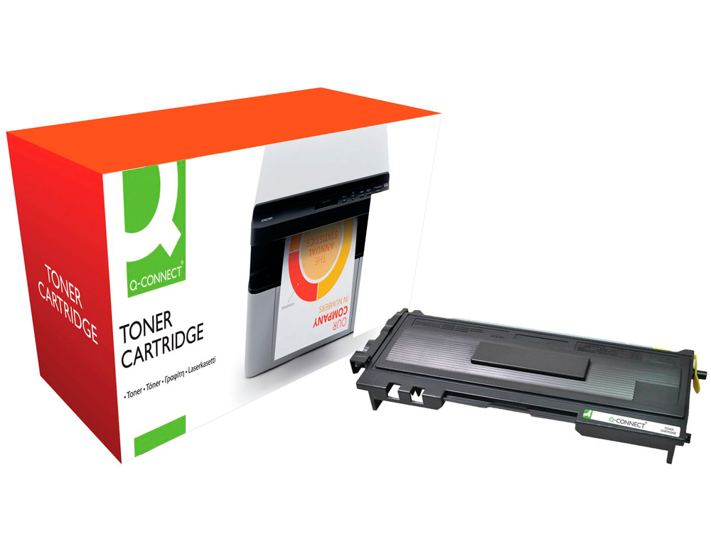 TONER Q-CONNECT COMPATIBLE BROTHER TN2010 HL-2130 / 2132 / 2135 NEGRO 1.000 PAG.