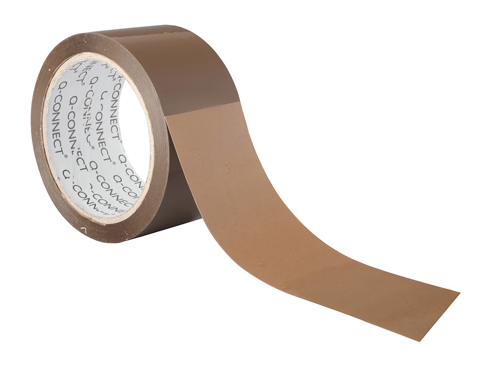 CINTA ADHESIVA Q-CONNECT POLIPROPILENO HAVANA 100 MT X 50 MM PARA EMBALAJE