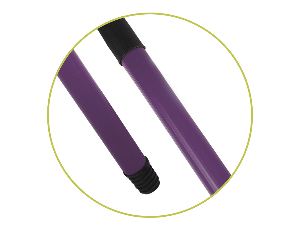 ESCOBA VINILO NIZA FLUOR 30 CM CON MANGO METALICO