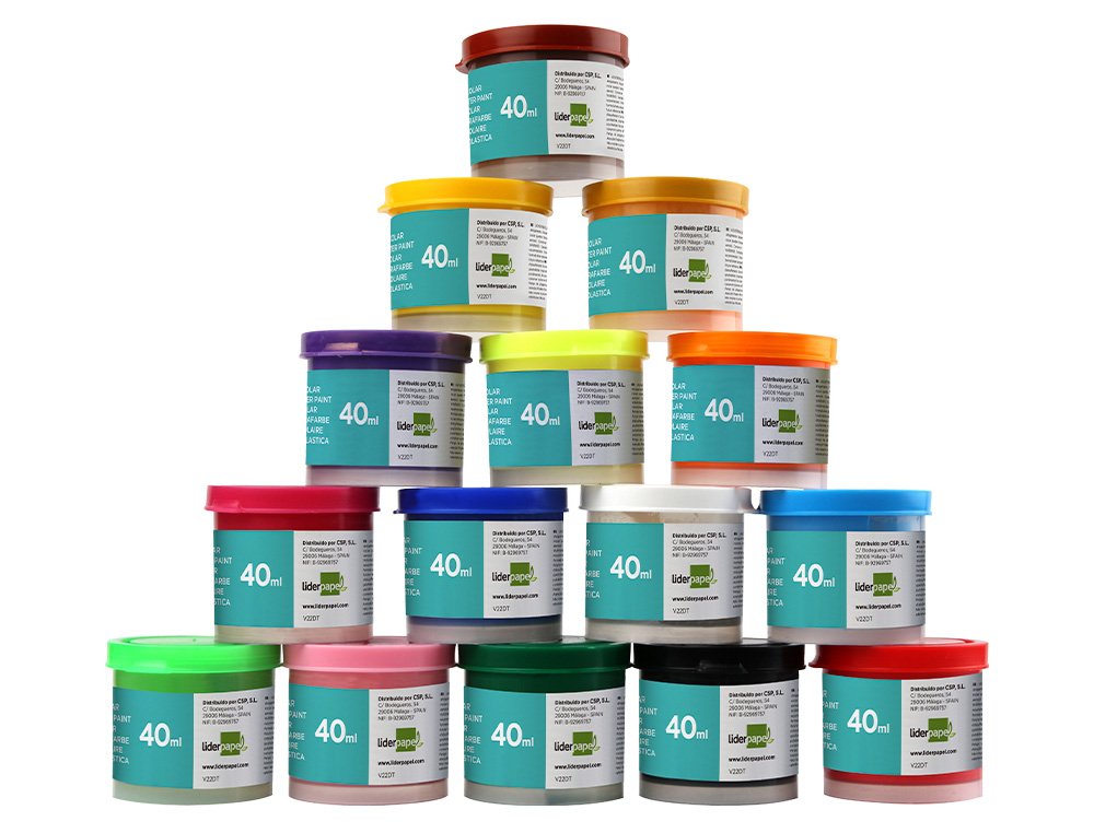 TEMPERA LIDERPAPEL ESCOLAR 40 ML VIOLETA