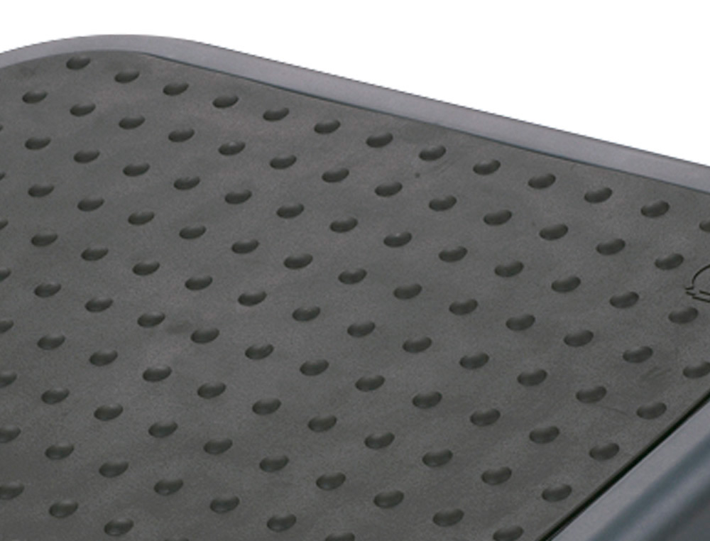 REPOSAPIES AJUSTABLE Q-CONNECT CON ALFOMBRILLA CAUCHO 450X330X85 MM