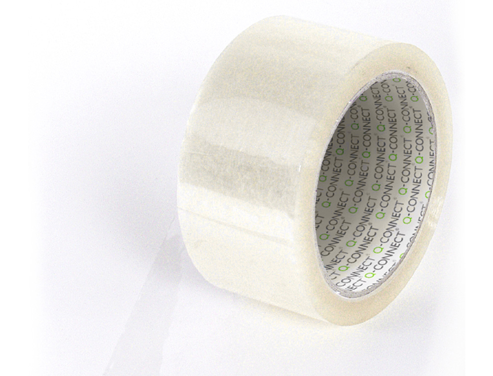 CINTA ADHESIVA Q-CONNECT POLIPROPILENO TRANSPARENTE 66 MT X 75 MM PARA EMBALAJE