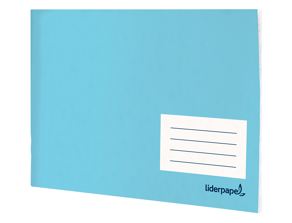 LIBRETA LIDERPAPEL WRITE A5 APAISADA 32H 60G/M2 CUADRO 3 MM CON MARGEN