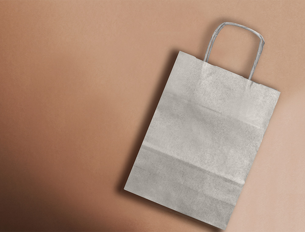 BOLSA KRAFT Q-CONNECT PLATA ASA RETORCIDA 240X100X310 MM