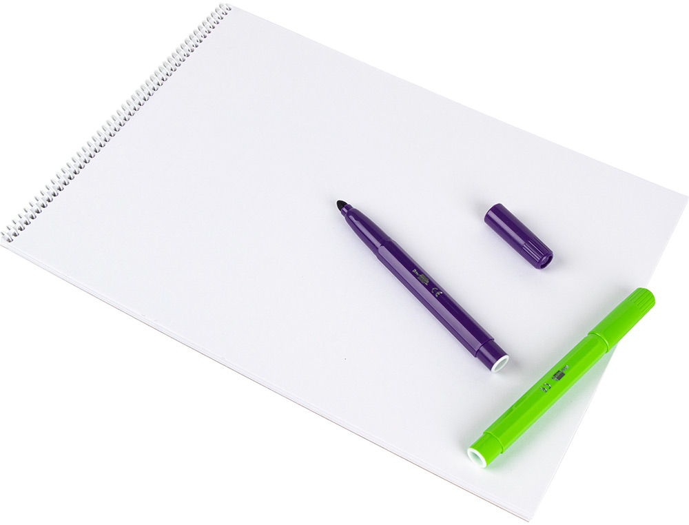 BLOC DIBUJO LIDERPAPEL ARTISTICO ESPIRAL 230X325MM 20 HOJAS 130G/M2 SIN RECUADRO SIN MICROPERFORADO