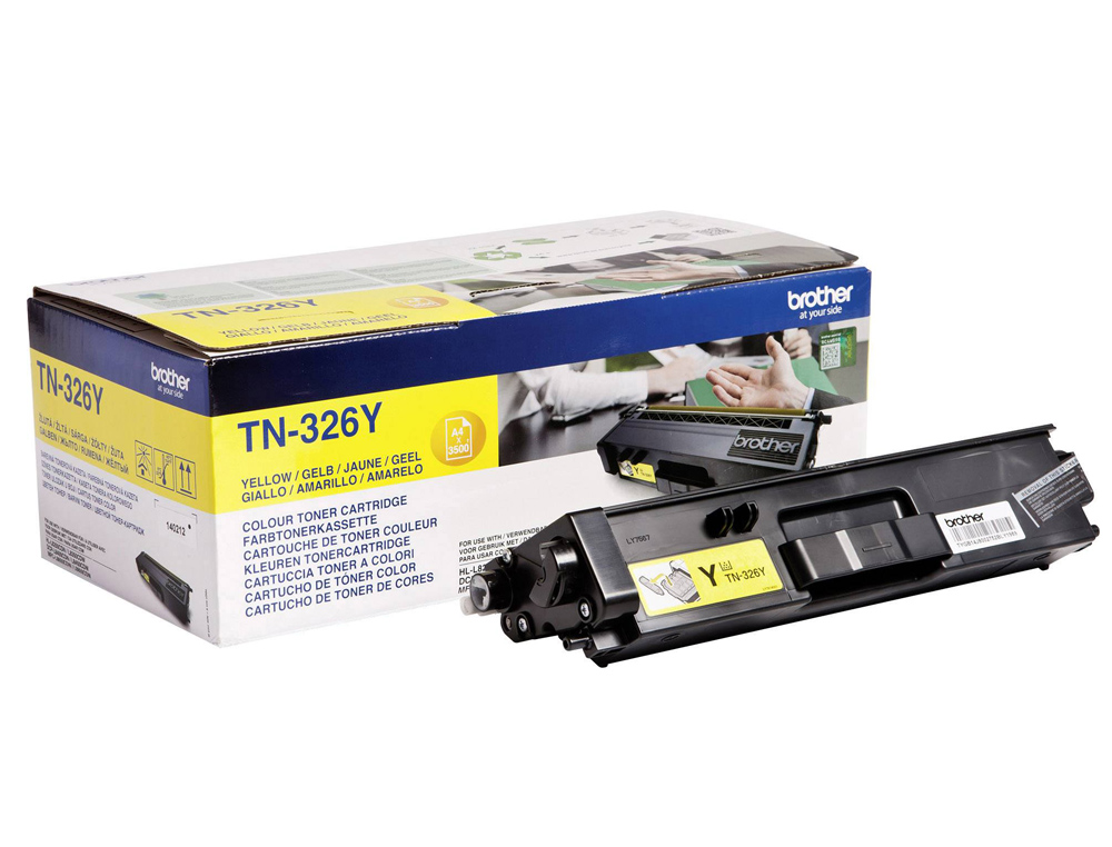 TONER BROTHER TN-326Y HLL8250CDN / HLL8350CDW ALTA CAPACIDAD AMARILLO 3500 PAG