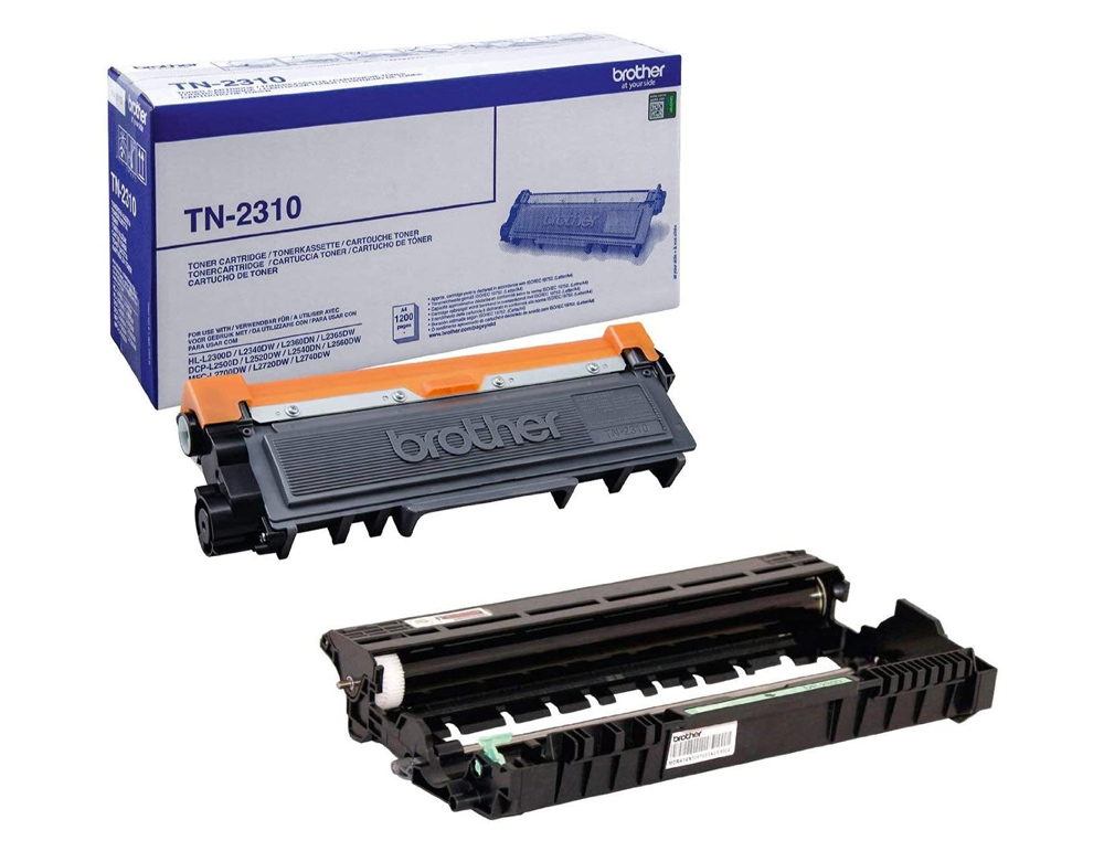 TONER BROTHER TN-2310 DCP-L2500D / HL-L2300D / MFC-L2700DW / MFC-L2720DW NEGRO 1200 PAG