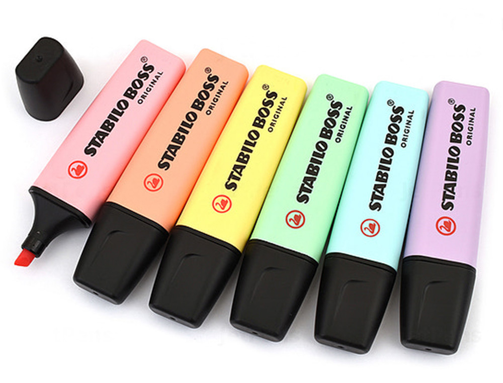 ROTULADOR STABILO BOSS PASTEL FLUORESCENTE 70 RUBOR ROSA